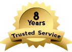 8 years trusted service